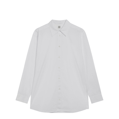 MAYFEYR - Toteme - White Organic Cotton Shirt - 252-WRT0480FB0415047