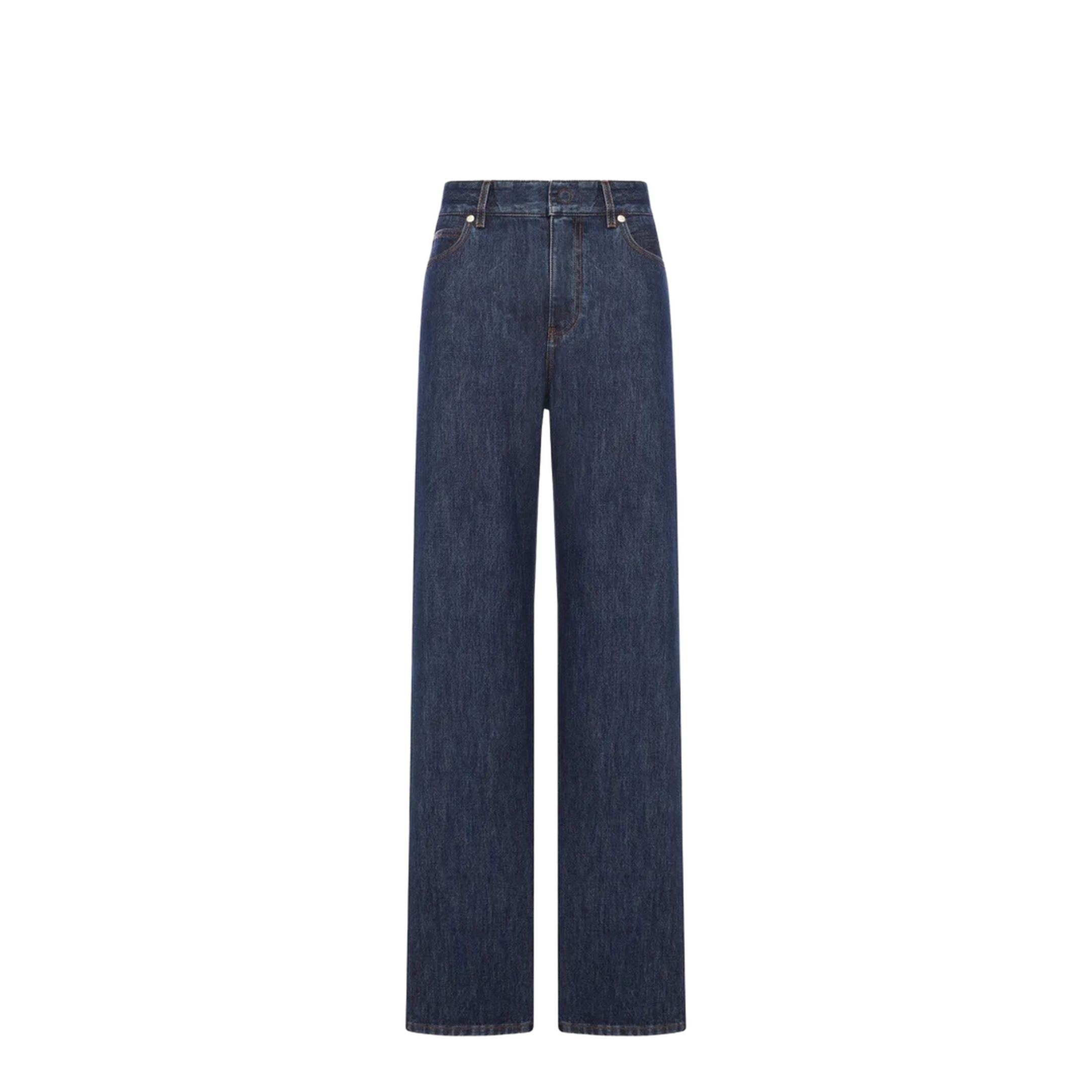MAYFEYR - Fendi - High-Waisted And Straight Leg Five-Pocket Jeans - FLP882AW82