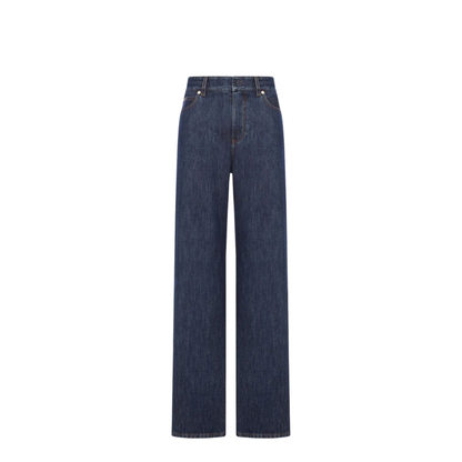 MAYFEYR - Fendi - High-Waisted And Straight Leg Five-Pocket Jeans - FLP882AW82