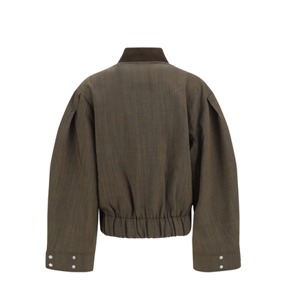 MAYFEYR - Ganni - Lightweight Wool Bomber Jacket - A1010215