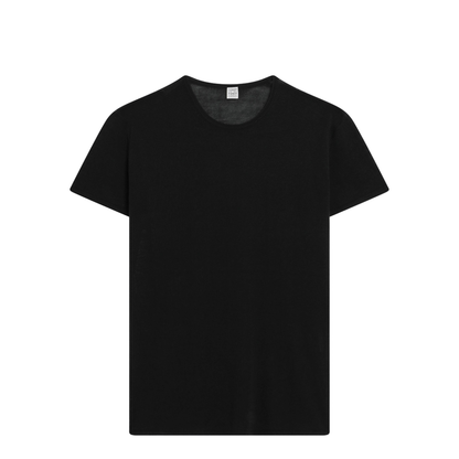 MAYFEYR - Toteme - Black Silk Crêpe T-Shirt - 252-WRT0476YA0173001