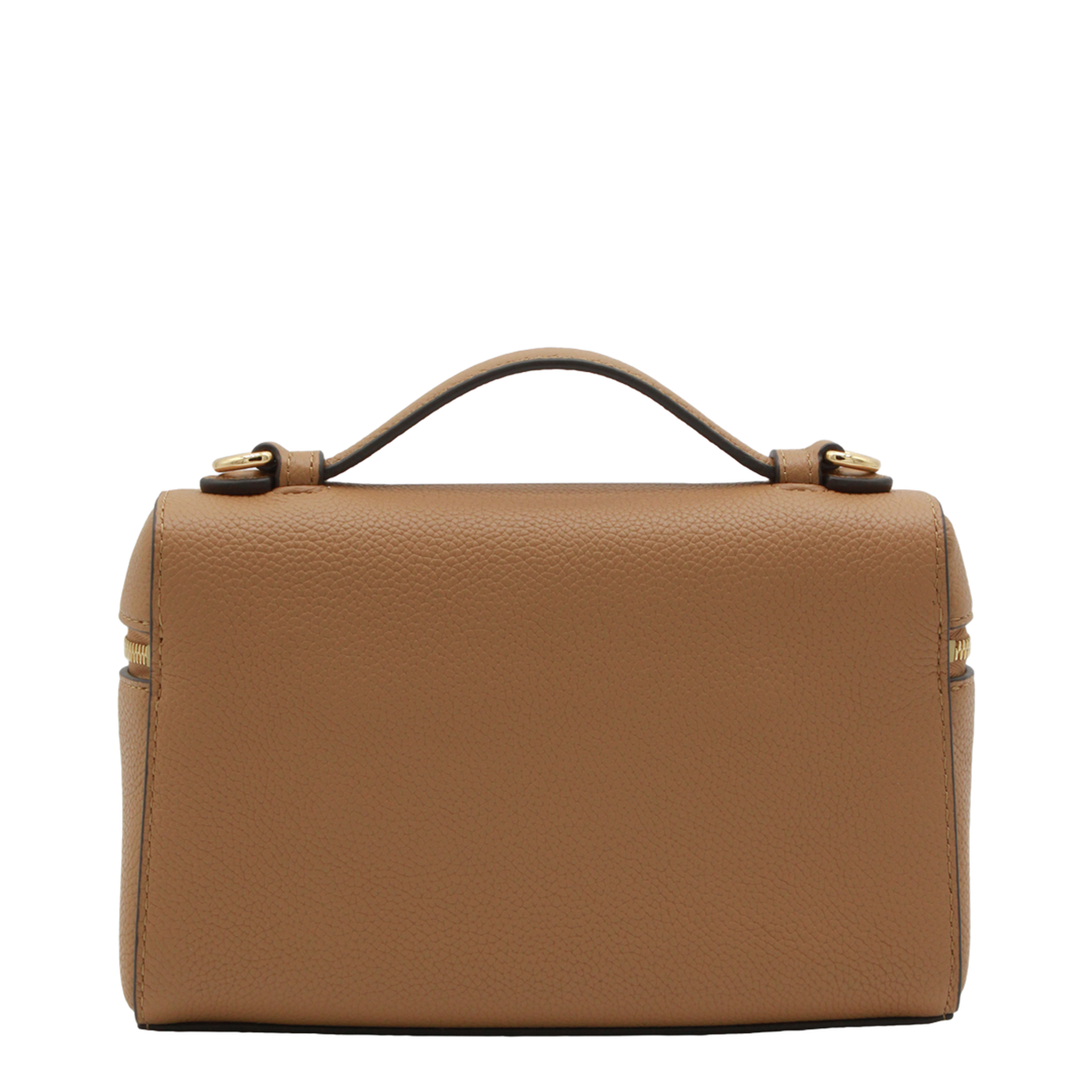 Romy Slim Mini Bag With Beige Leather Top