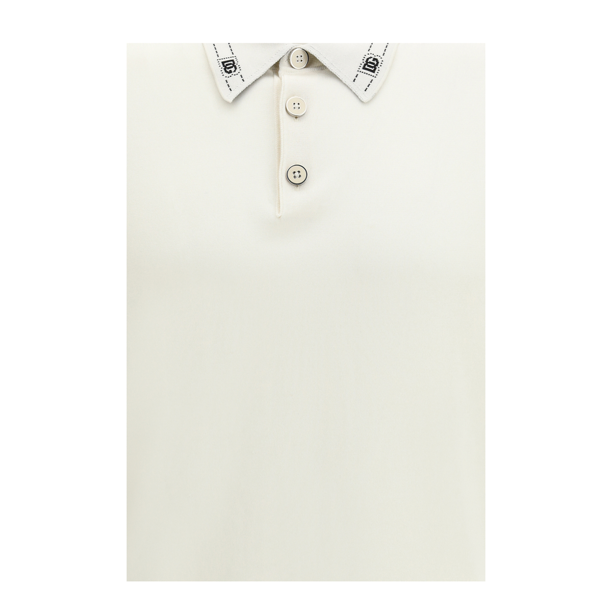 MAYFEYR - Dolce & Gabbana - Silk Polo With Collar And Short Sleeves - GXZ02TJBSOIW0001