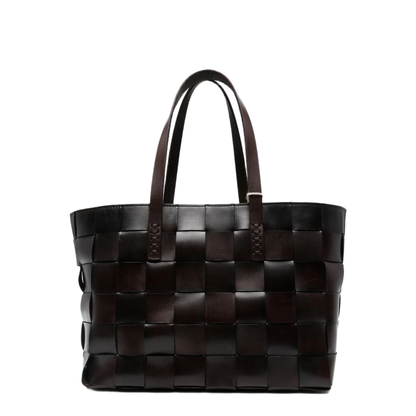 MAYFEYR - Dragon Diffusion - Brown Leather Tote Bag - 8151DKBROWN