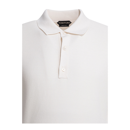 MAYFEYR - Tom Ford - Silk And Cotton Pique Polo Shirt - KPS033YMS142WAB