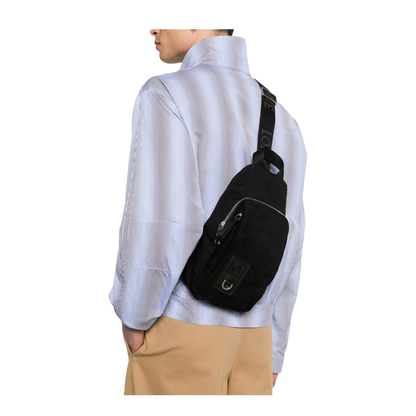 Flex Canvas Sling Bag - Black