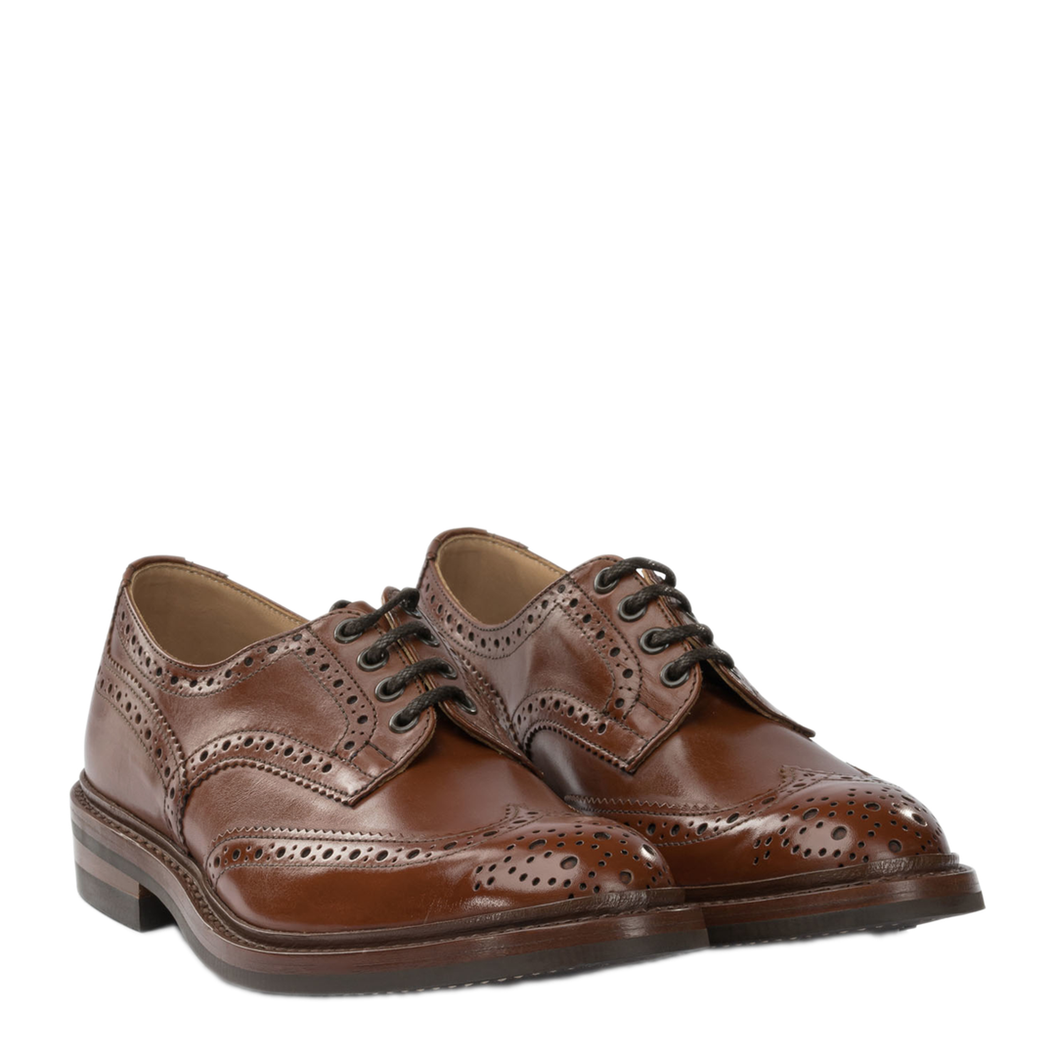 MAYFEYR - Tricker's - Bourton Derby Lace Up Shoes - BOURTON5MARRONANTIQUE