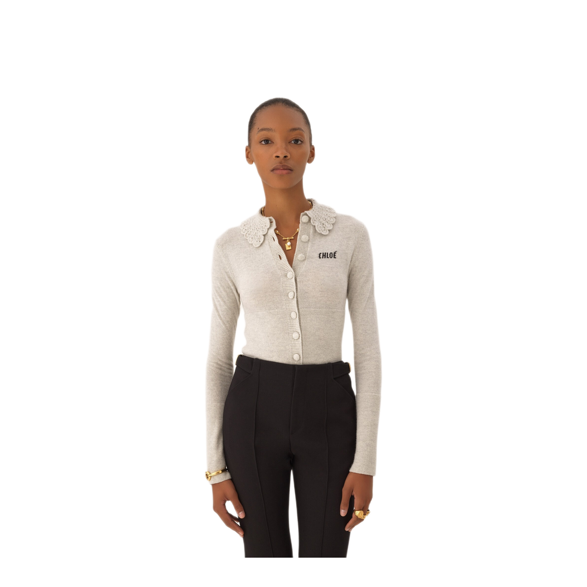 Polo Sweater With Logo