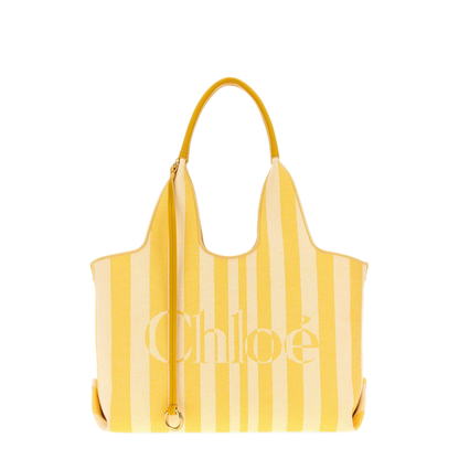 MAYFEYR - Chloè - Embroidered Canvas Chlo Stripy Shopping Bag - CH26AS767R65757