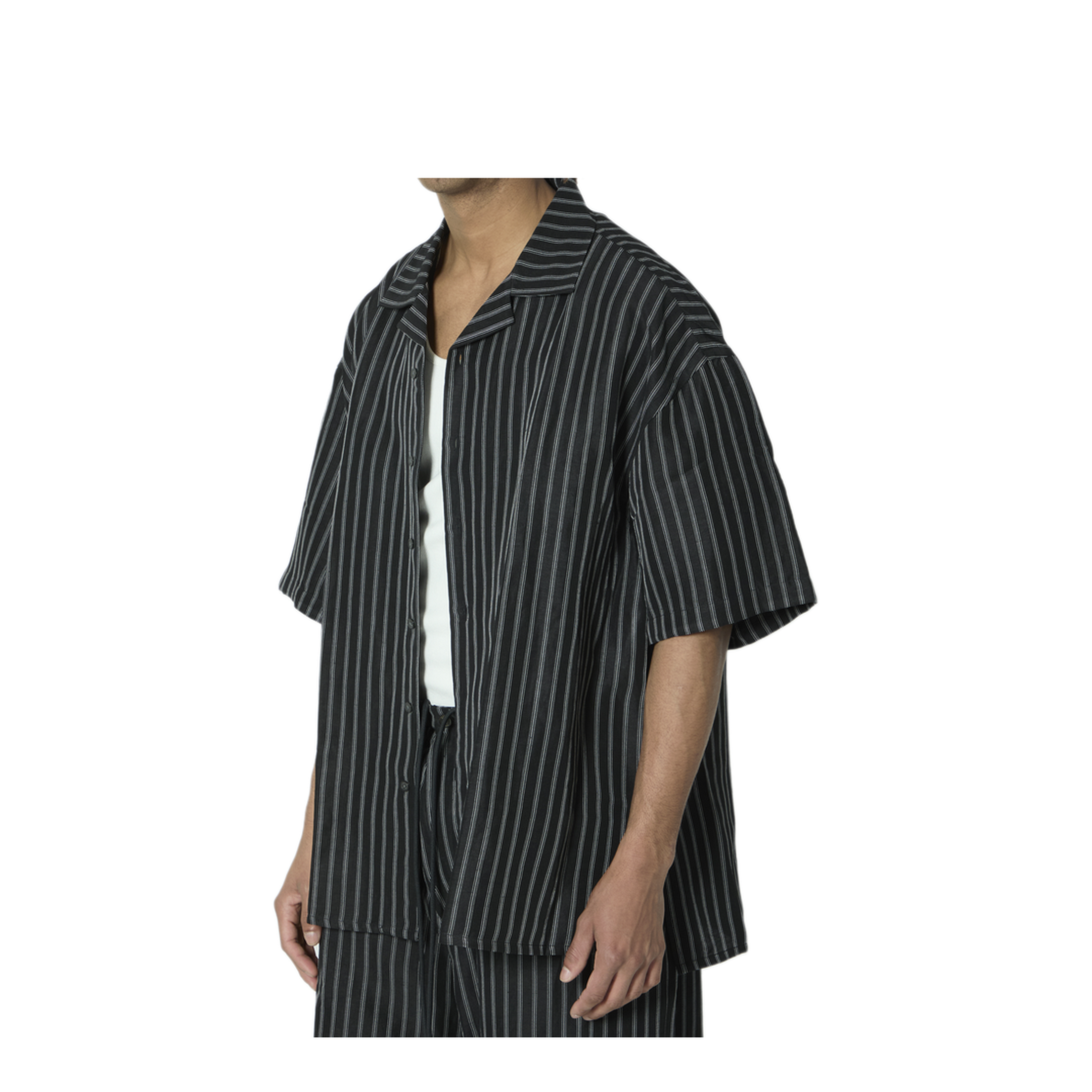 MAYFEYR - Willy Chavarria - Striped Camp Collar Shirt - WCSHT0051076
