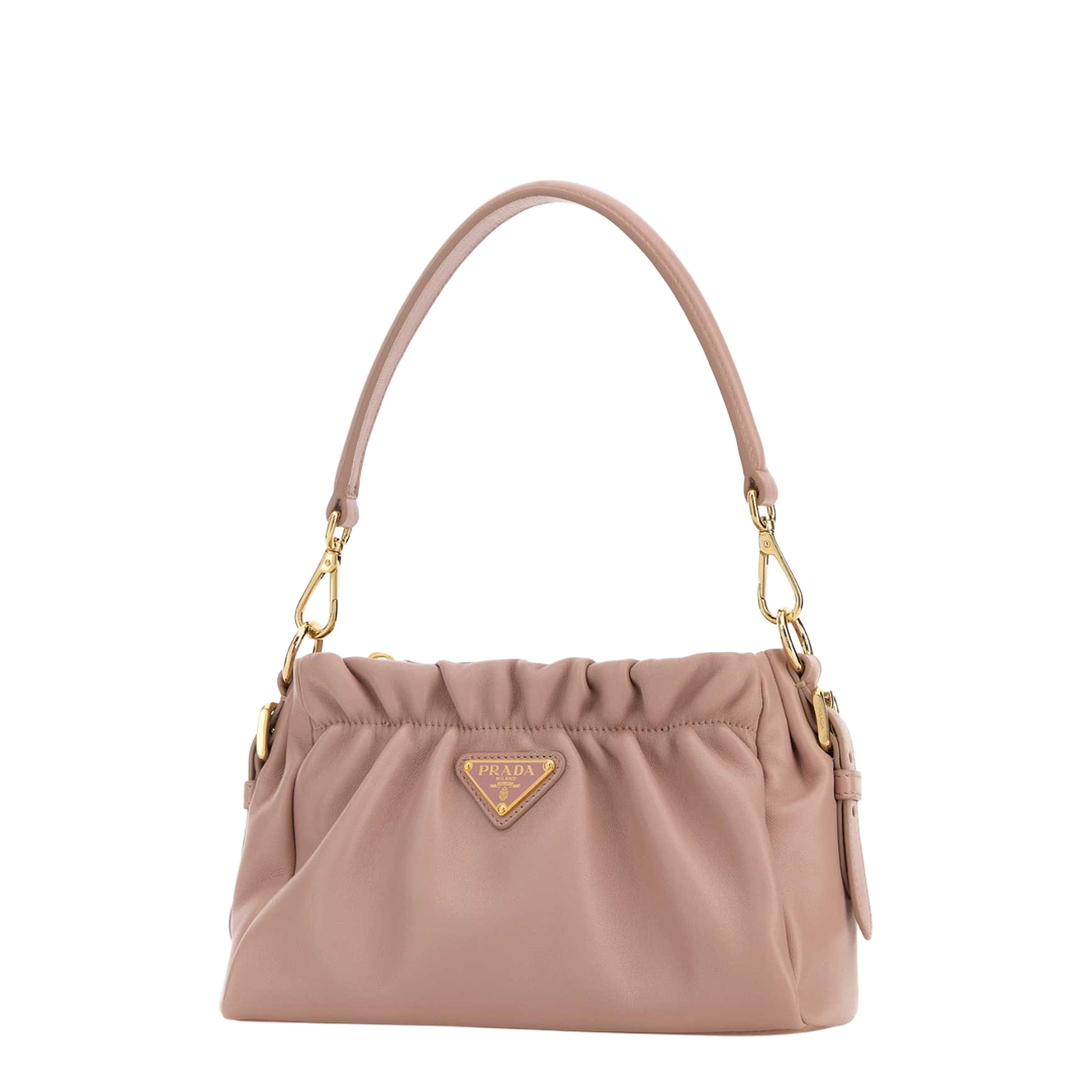 Pink Nappa Leather Handbag