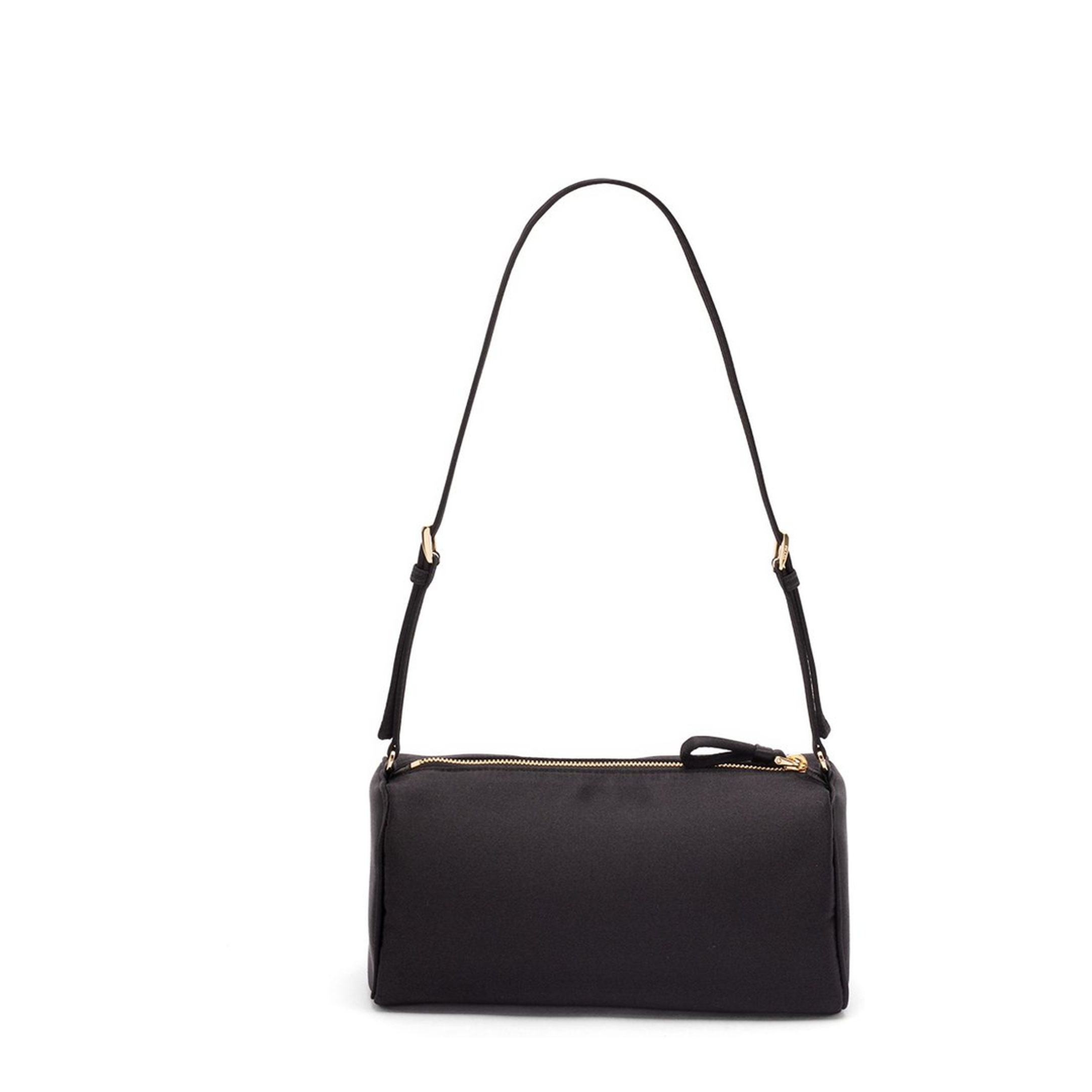 Black Satin Pouch
