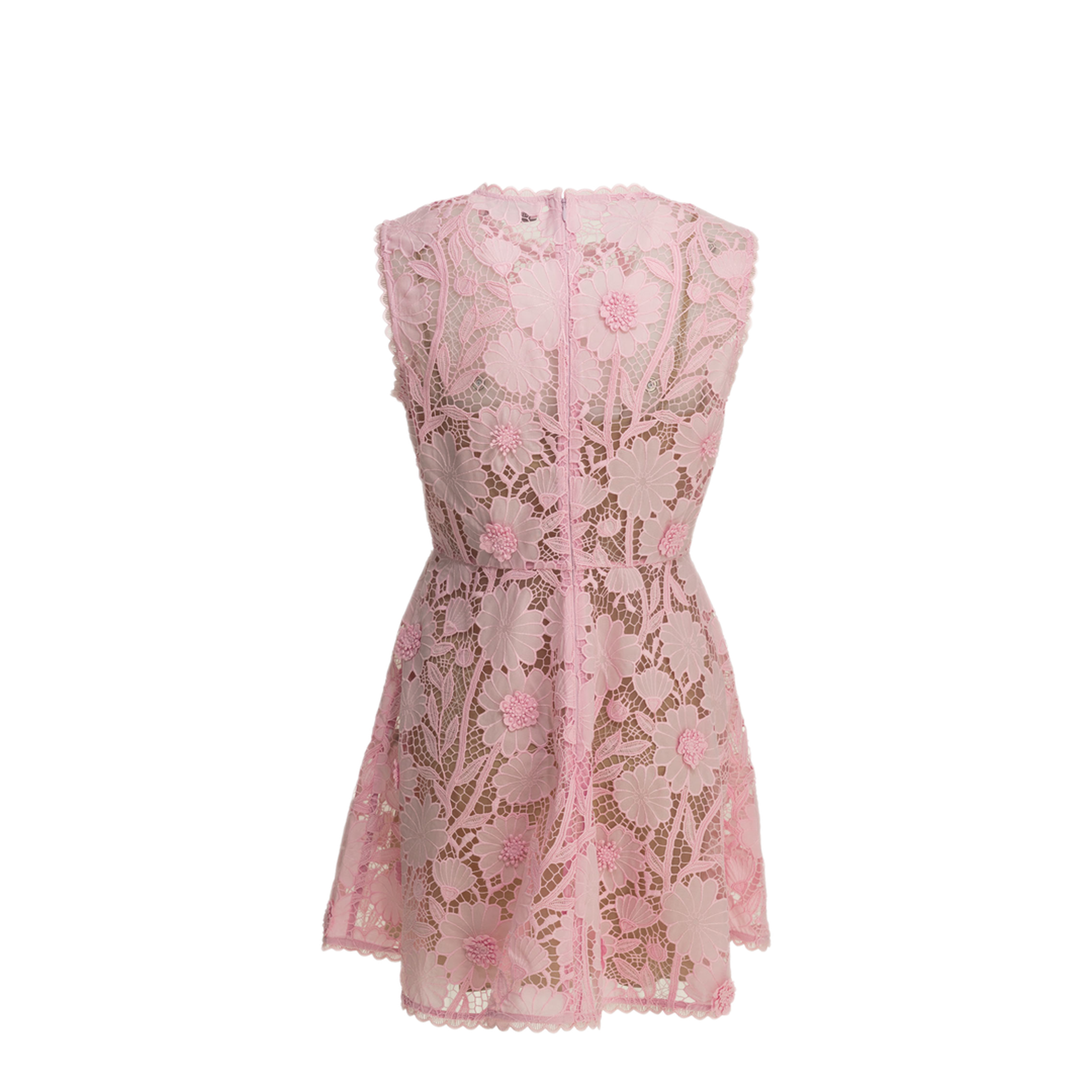 MAYFEYR - Self Portrait - Short Lace Dress - PF26109SPPINK