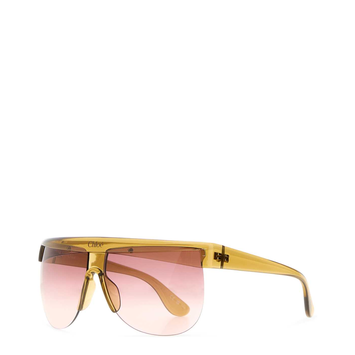 MAYFEYR - Chloè - Green Green Red Mustard Acetate Sunglasses - CH0416S00568