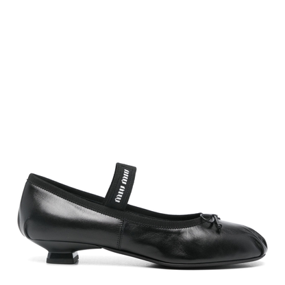 MAYFEYR - Miu Miu - Logo-Intarsia Ballet Flats - 5I348EF025011F0002