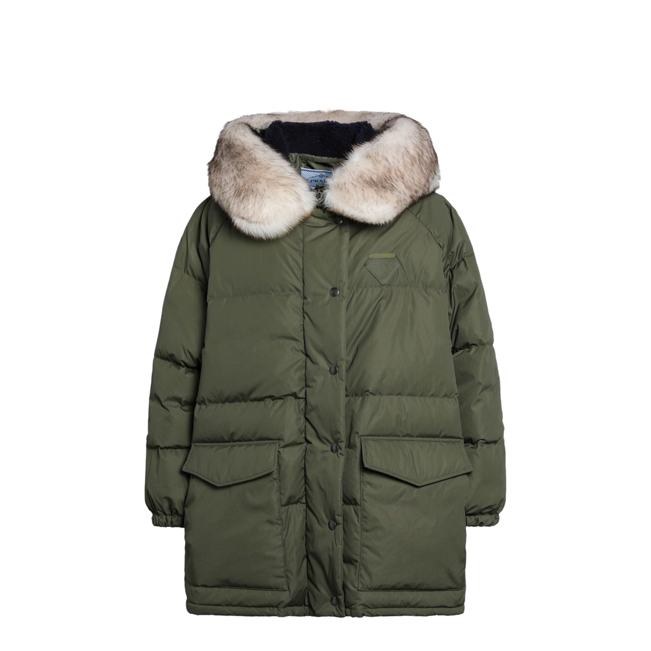 Military Green Re-Nylon Padded Jacket