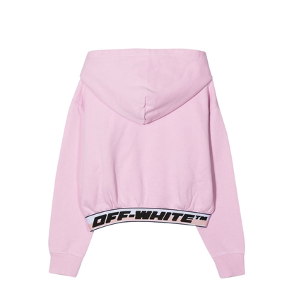 Logo Band Hoodie Crop