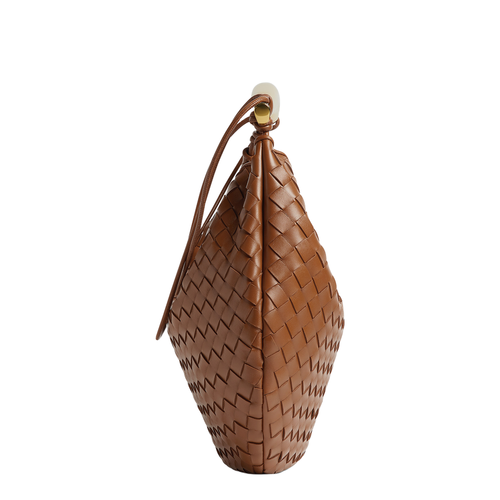 Medium Intrecciato Leather Shoulder Bag