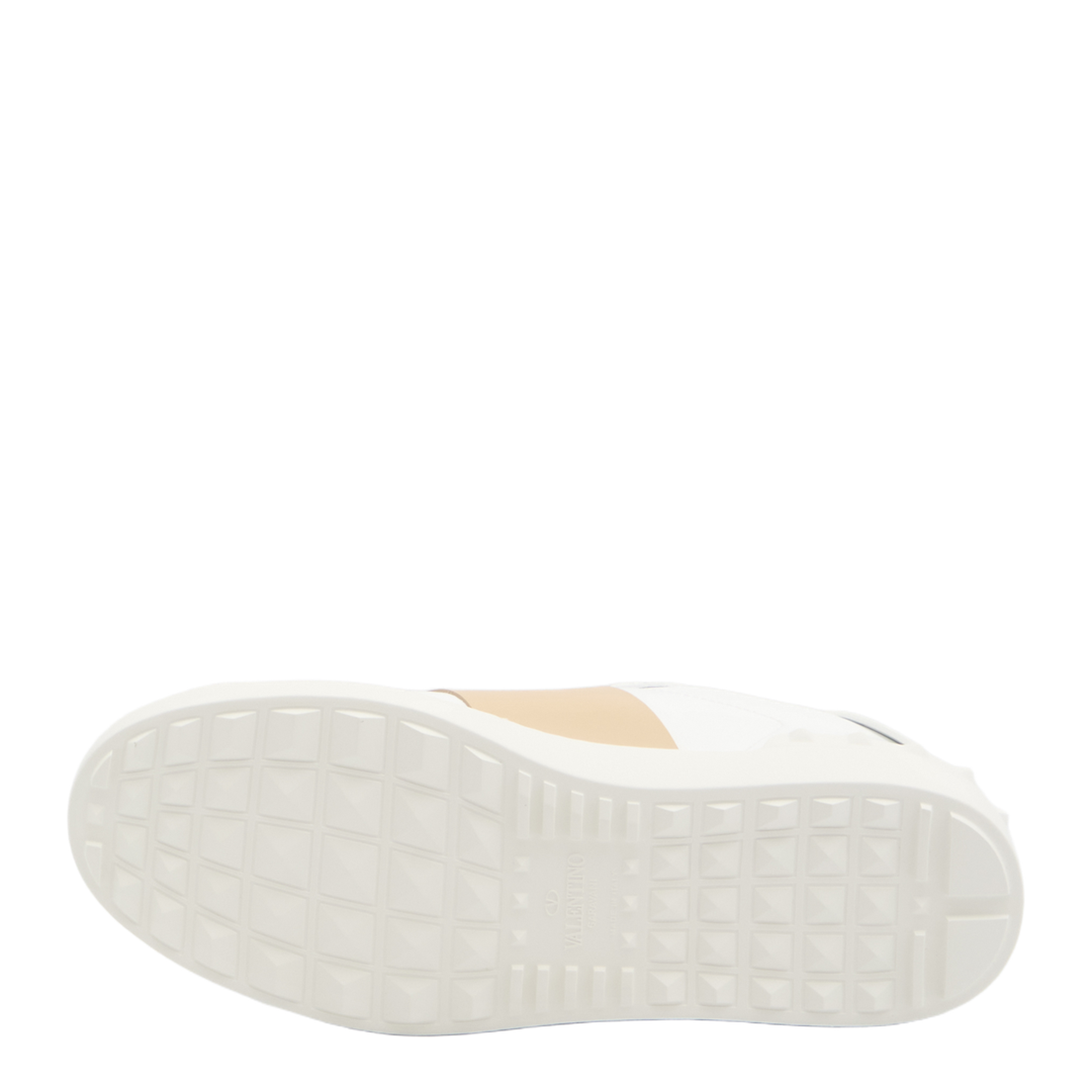 Open Sneaker in Smooth Leather - White