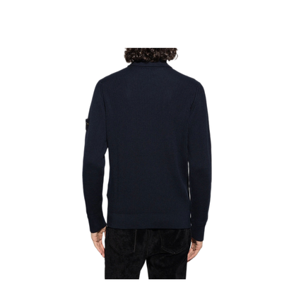 MAYFEYR - Stone Island - Wool Turtleneck Sweater In Full Ribs - L2S155100052S00C2