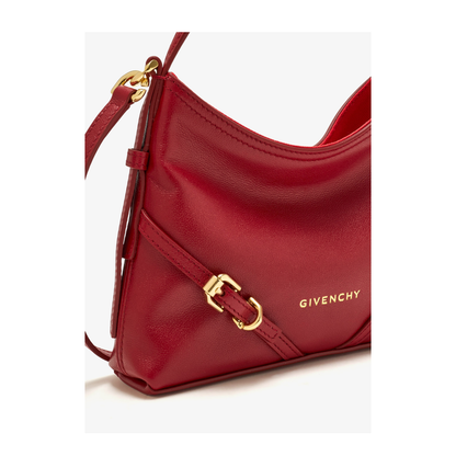 Red Leather Nano Voyou Handbag