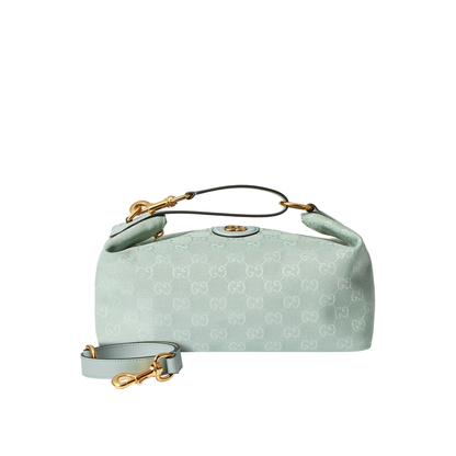 Vanity Medium Canvas Handbag - Blue