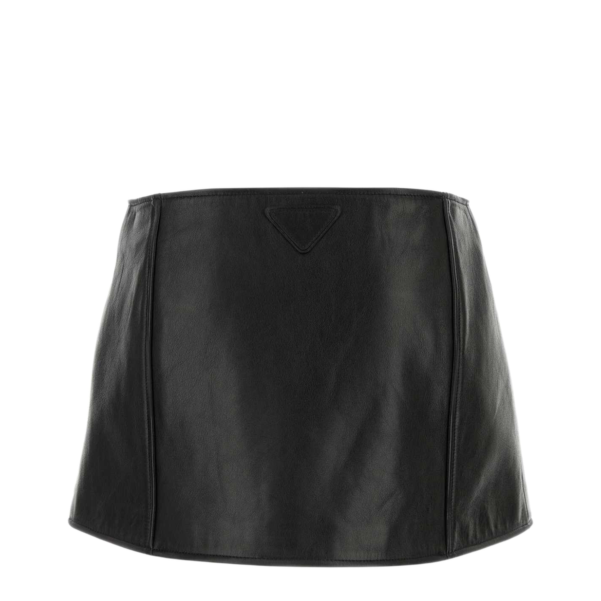 MAYFEYR - Prada - Black Leather Mini Skirt - 51893SOOO11KDF0002