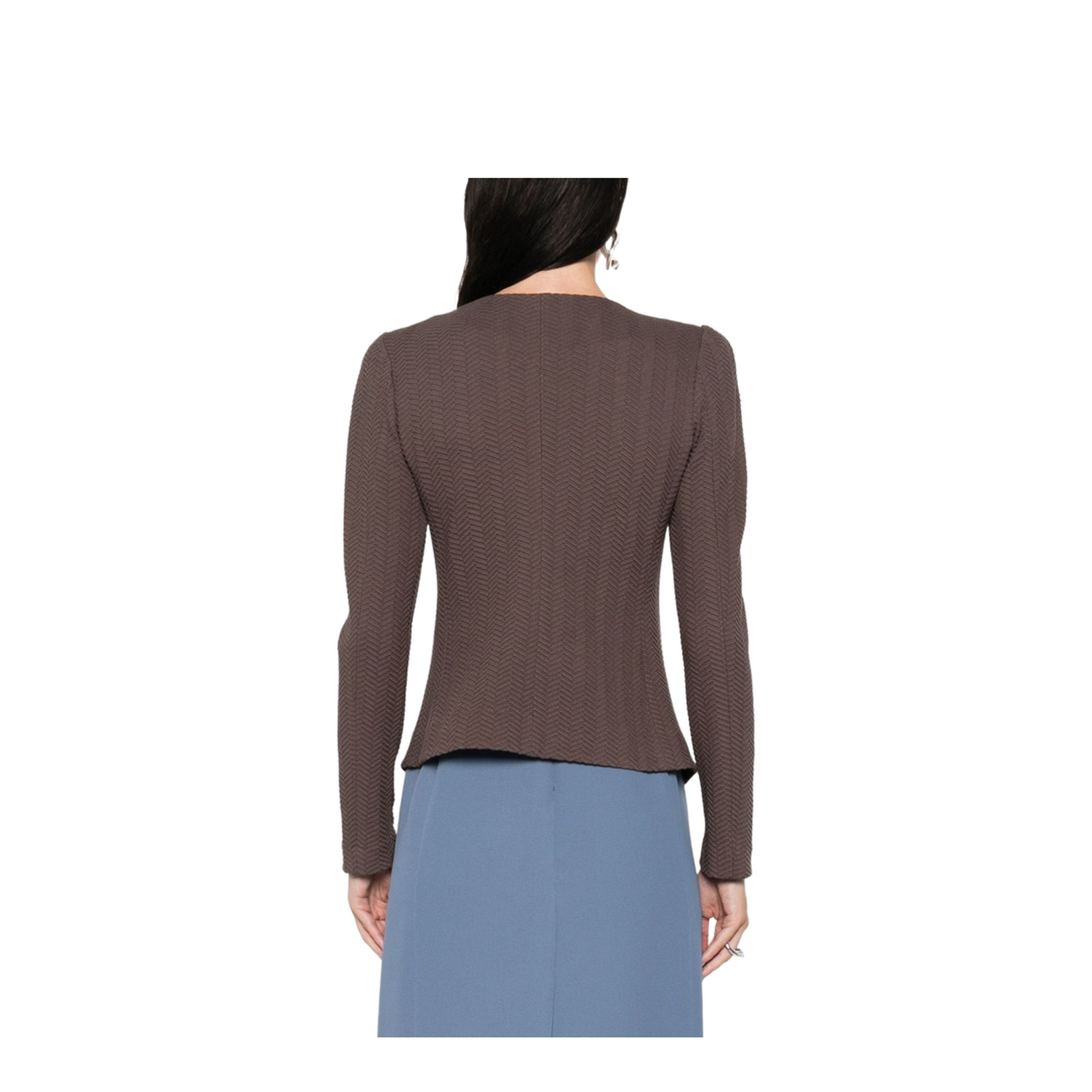 Cotton Blend Blazer Jacket