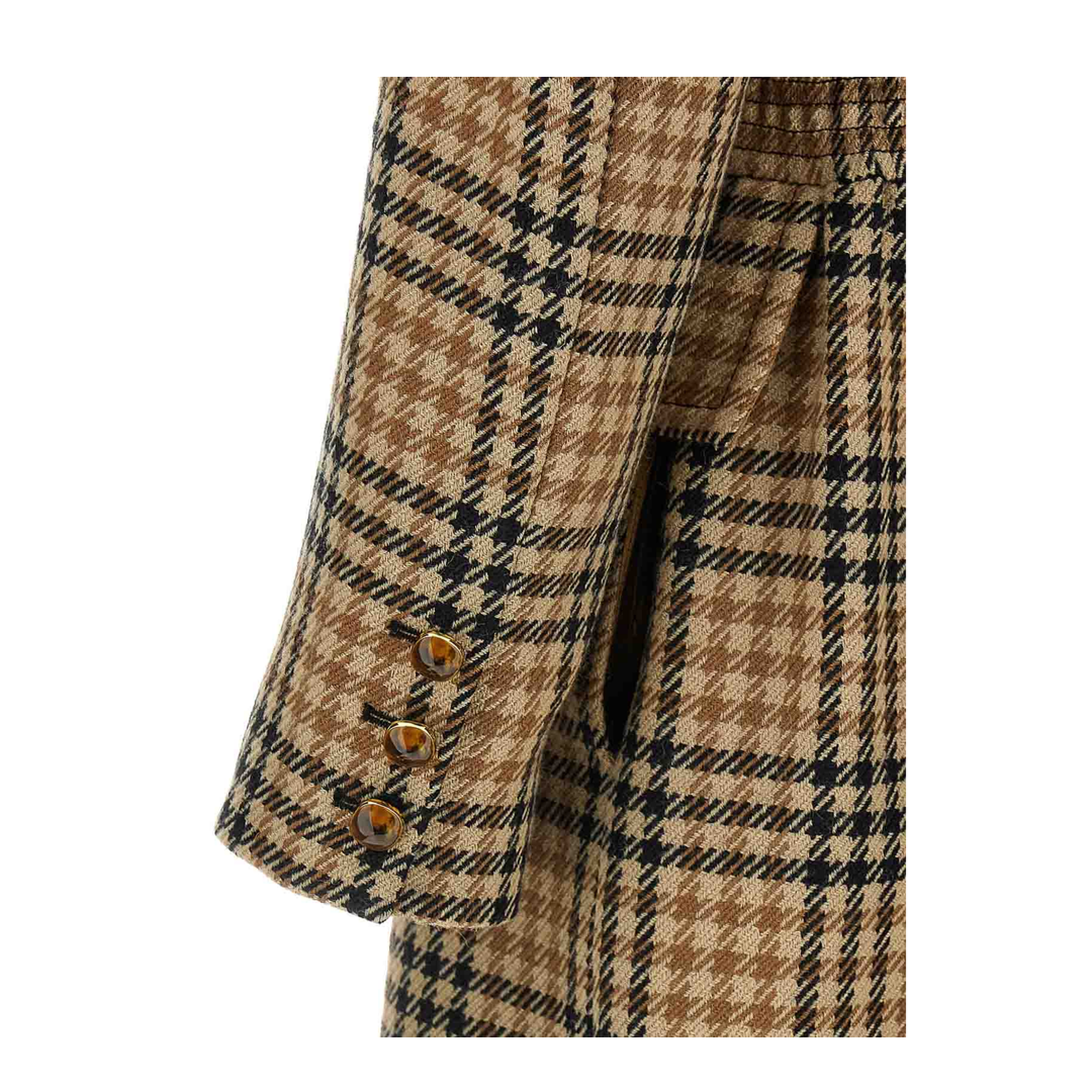 Houndstooth Wool Bag