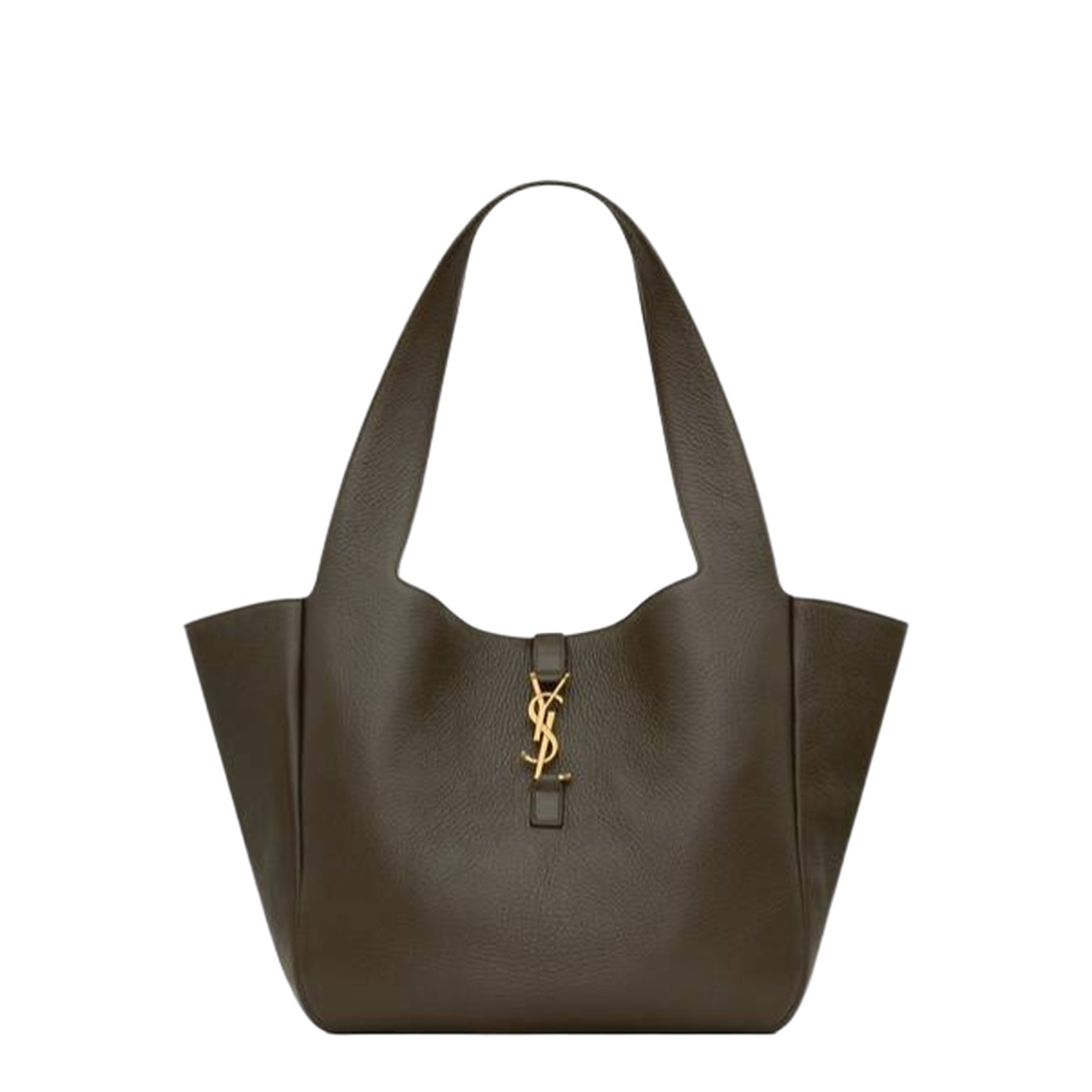 Grained Leather Tote Bag
