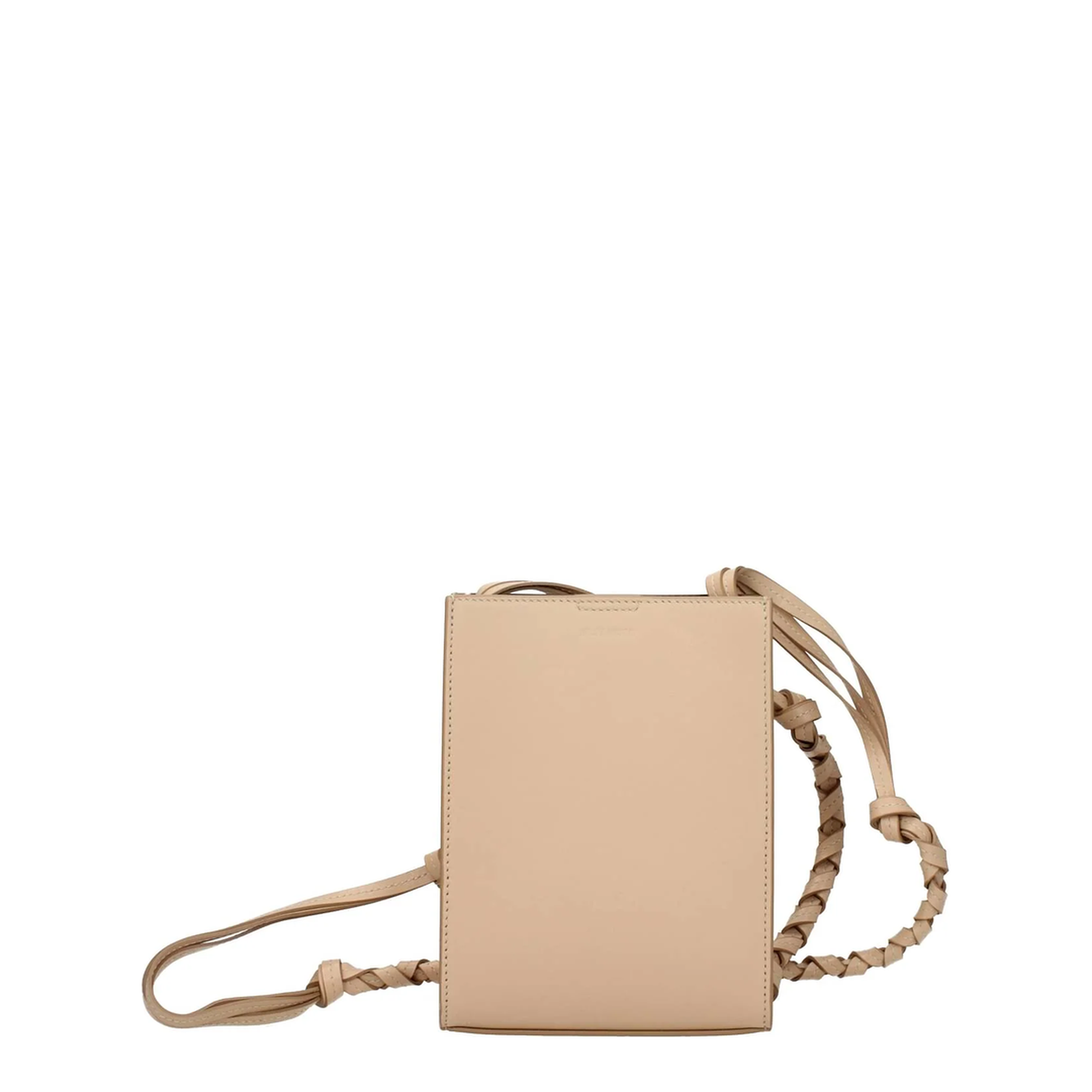 Skin Pink Leather Small Tangle Shoulder Bag