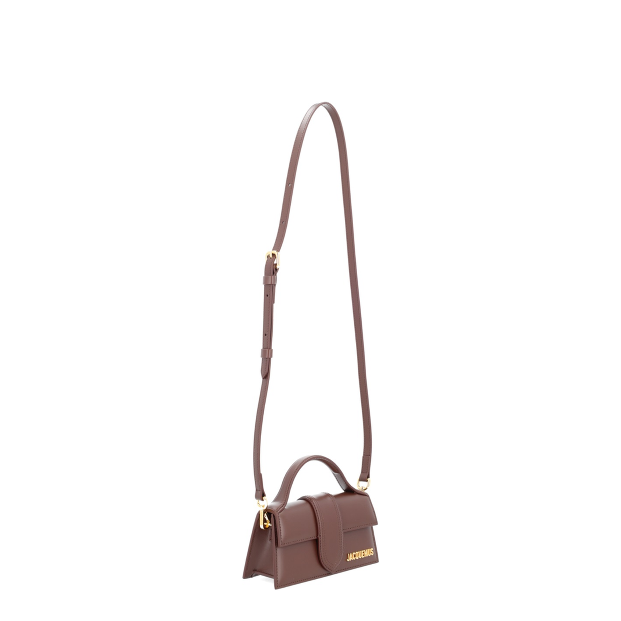 Brown Calf Leather Flap Closure Bag