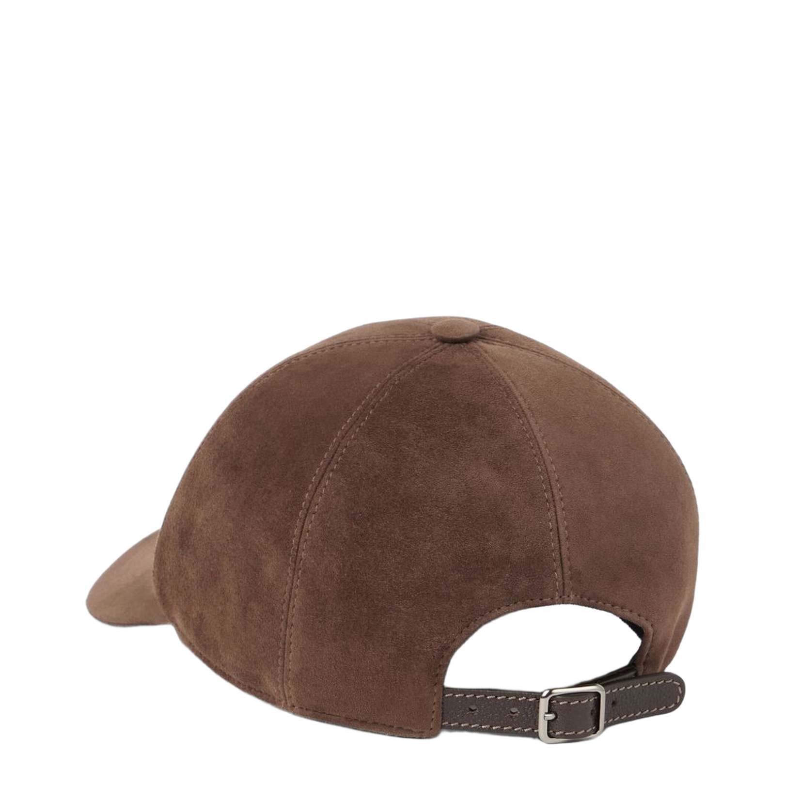 Suede Leather Baseball Cap