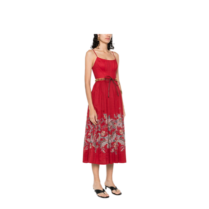 Printed Midi Dress