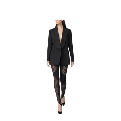 MAYFEYR - NINA RICCI - Patchwork Leggings With Lace Inserts - 26PJPA033VI0550U9000