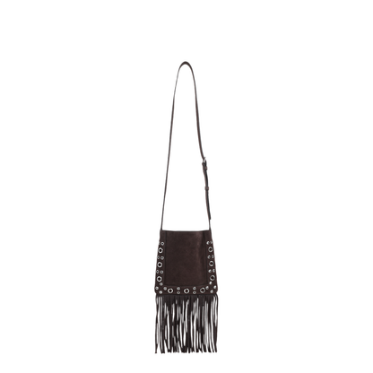 Nellcôte VLogo Signature Fringed Shoulder Bag