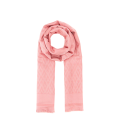 Pink Silk Blend Scarf