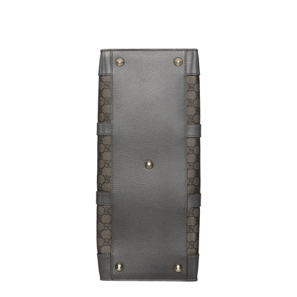 Ophidia Large Canvas Shopper Bags - Gray