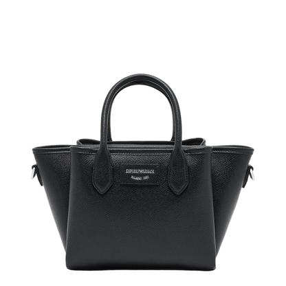 Large Shopper Bag with Palmellato Finish
