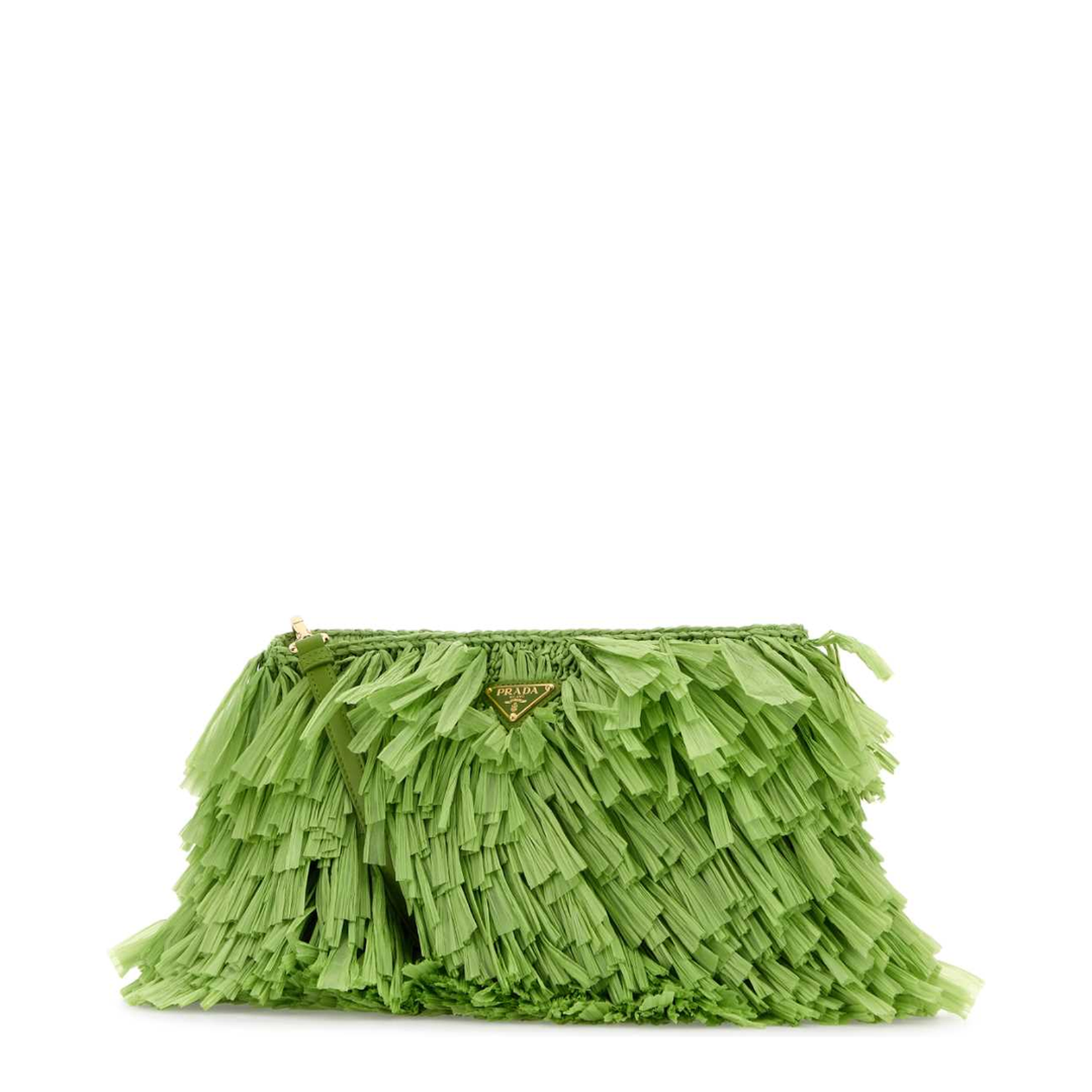 Grass Green Crochet Clutch