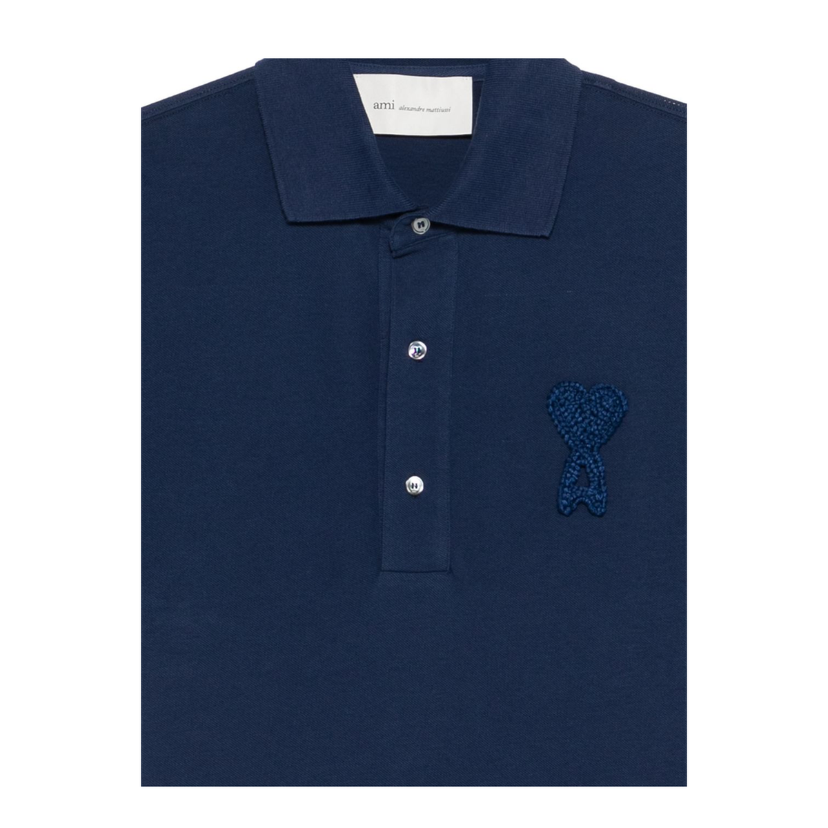 MAYFEYR - Ami Paris - Ami De Couer Cotton Polo Shirt - UPL428DJE0221A021