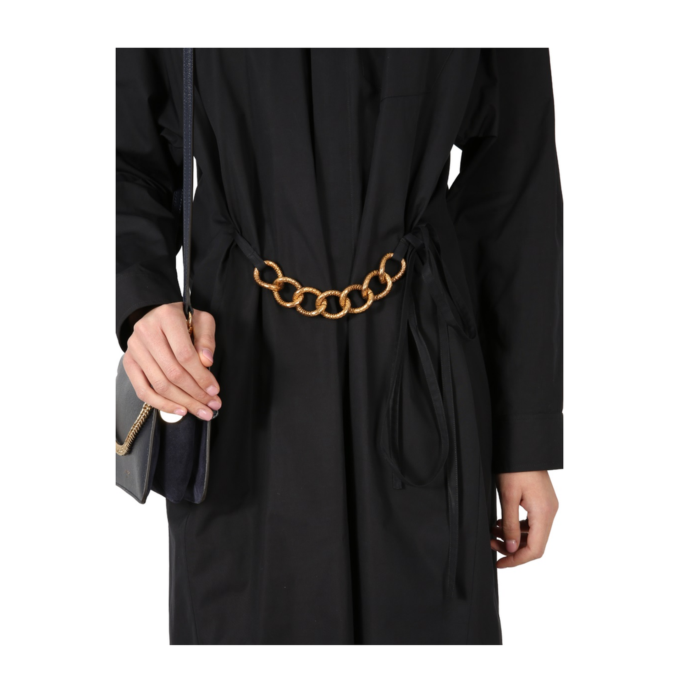 Chemisier with Chain Belt