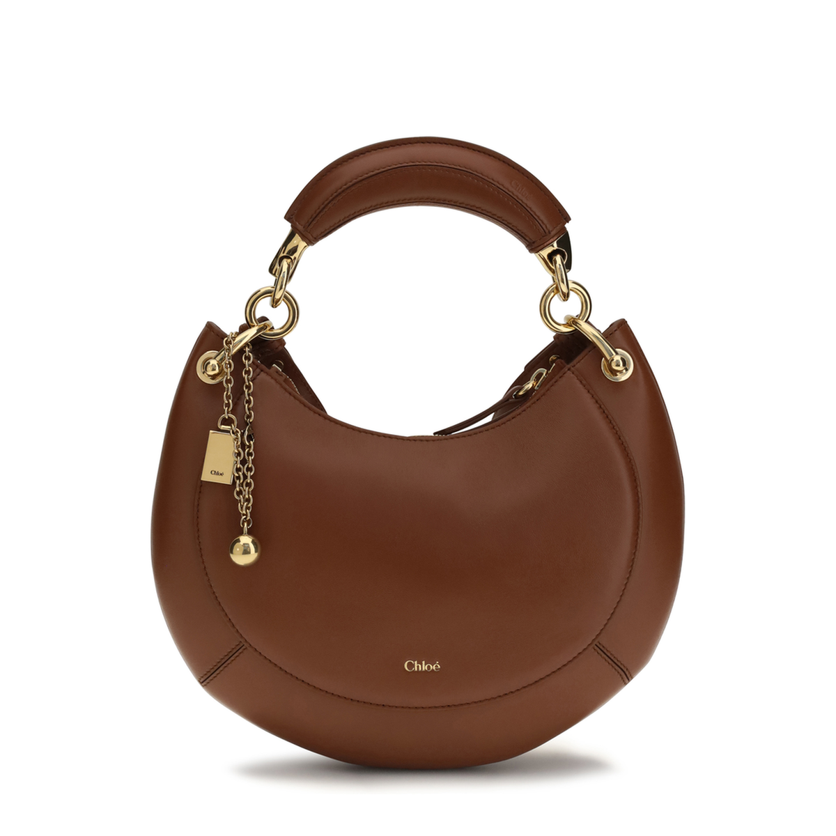 Banana Small Nappa Lambskin Handbag - Blushy Brown