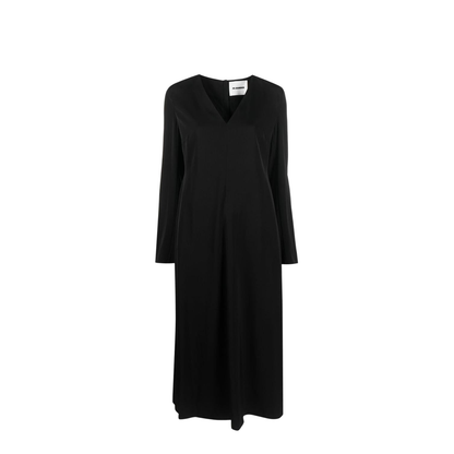 Long-Sleeve Midi Dress