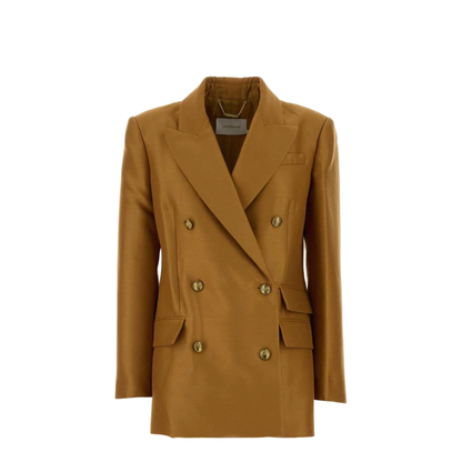 Caramel Wool Blend Hypnotic Blazer