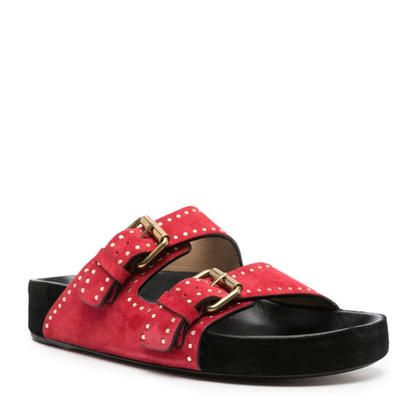 MAYFEYR - Isabel Marant - Lennyo Suede Sandals - SD0118FAB2B11S70SR