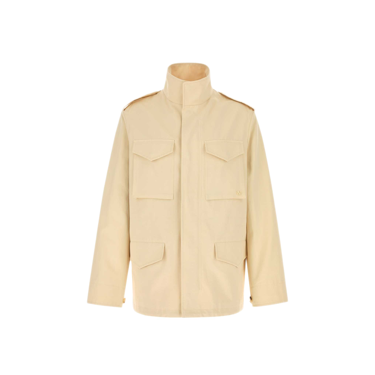 MAYFEYR - Valentino - Cream Cotton Jacket - 9V3CJM31BFB1SS