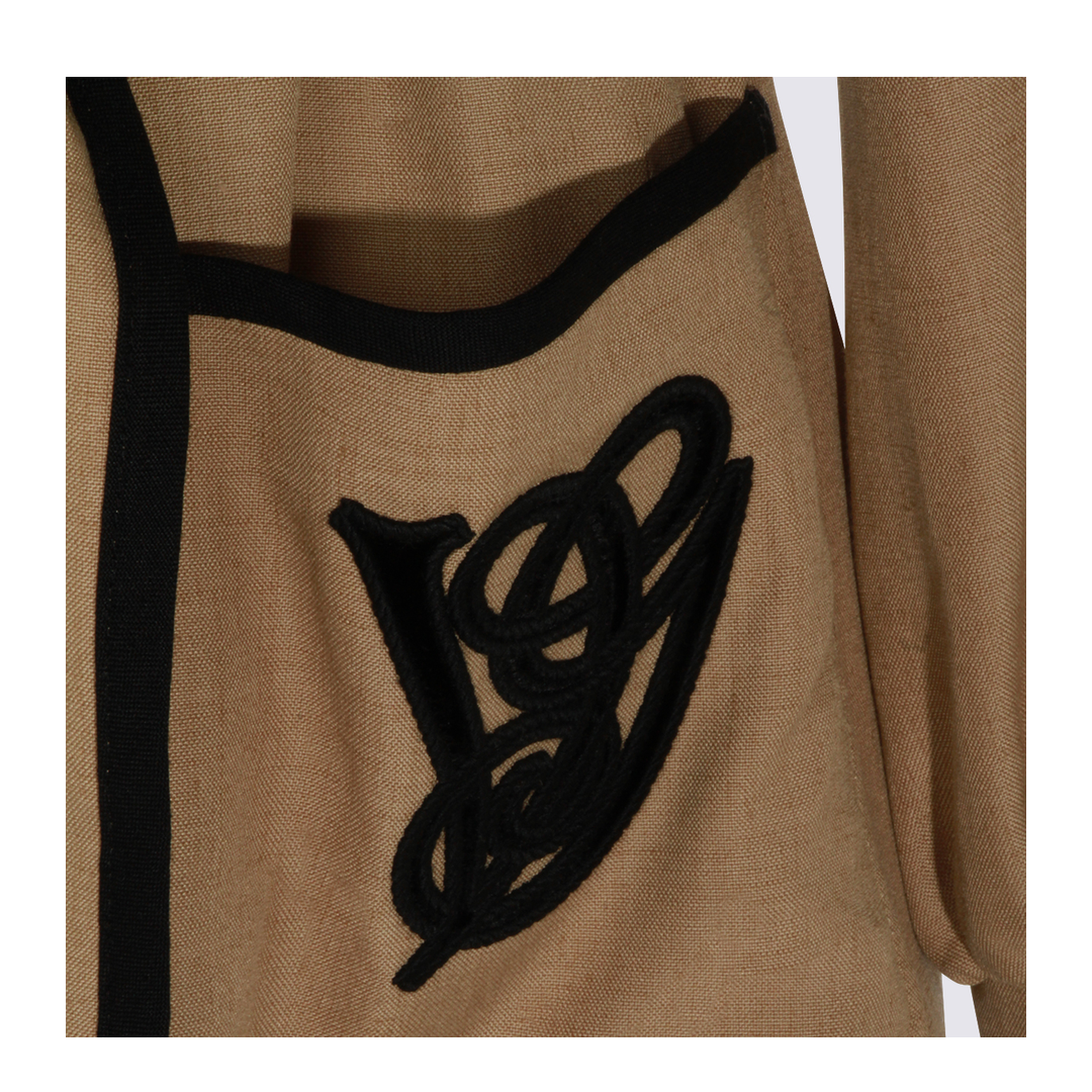 Caban Embroidered Logo Jacket