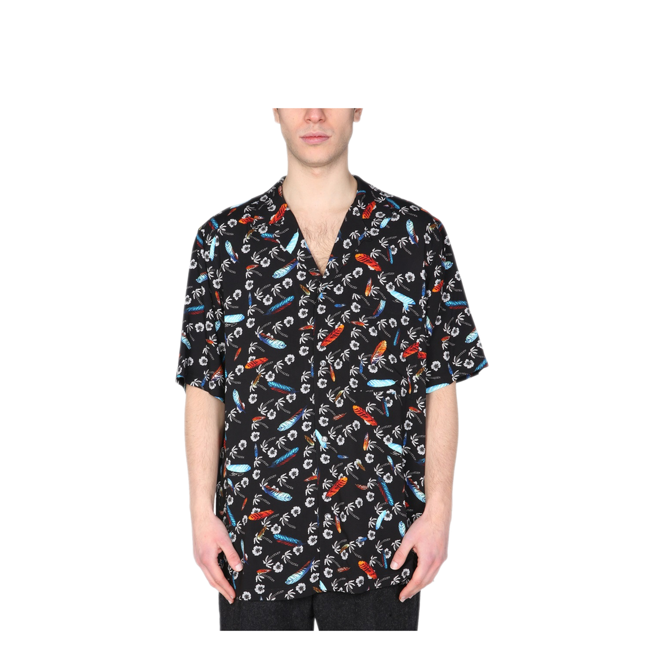 MAYFEYR - MARCELO BURLON COUNTY OF MILAN - Hawaii Shirt - CMGA069S22FAB0011001