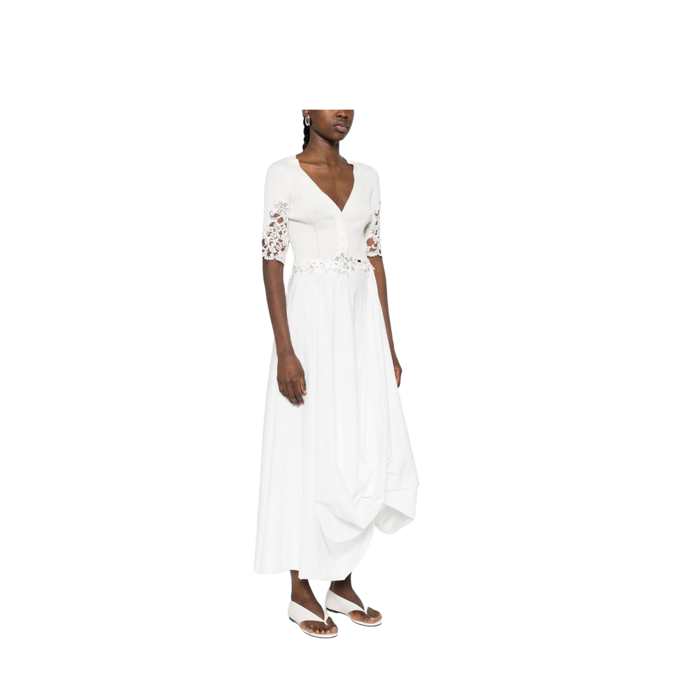 MAYFEYR - Ermanno Scervino - Sweaters White - D485N317APCTZSQ10602